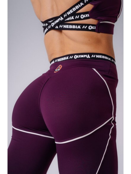 Legginsy damskie NEBBIA x Olympia No.4 High Waist 935
