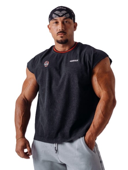 Tank top treningowy NEBBIA x Olympia No.4 Muscle Cover 947