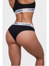 Figi damskie 3pak czarne GymBeam