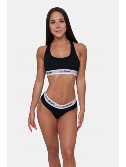Figi damskie 3pak czarne GymBeam