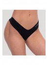 Figi bezszwowe Comfy czarne 3Pak GymBeam
