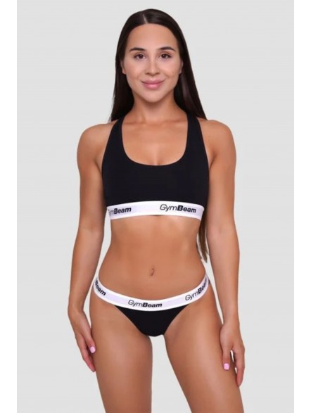 Stringi 3pak czarne GymBeam