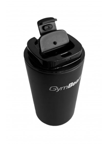 Kubek termiczny Adventure Black 380 ml GymBeam