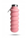 Składana butelka na wodę Pink 500 ml GymBeam