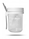 Kubek śniadaniowy White 350 ml GymBeam