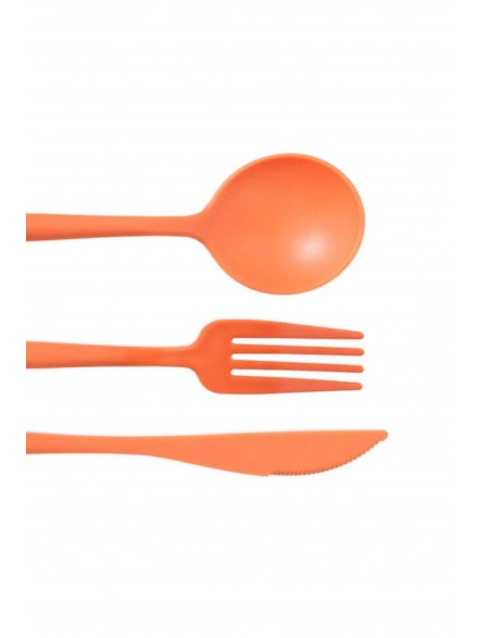 Zestaw sztućców 2GO Orange GymBeam